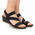 Soft Style By Hush Puppies Promise Wedge Sandals - Black