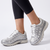 Madison Metallic Sneaker - Silver