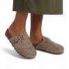 Julz Nahle Diamante Leather Mule - Hazelnut