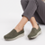 Pierre Cardin A Line Stitch Vamp - Olive