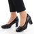 Pierre Cardin Round Toe Court - Black