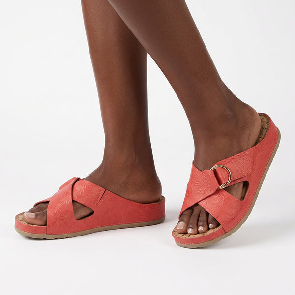 Soft Style By Hush Puppies Tanika Sandals - Coral