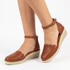 Tsonga Inkantolo Leather Espadrille Wedge - Suede Cayak