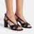 Pierre Cardin Peep Toe Heel - Black