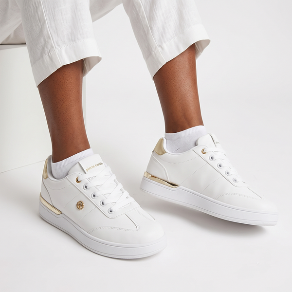 Pierre Cardin Trim Sneaker - White