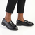 Madison Monroe Loafer with Tassle - Black