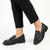 Madison Magnolia Loafer with Saddle - Black