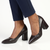 Madison Patricia Block Heel Court - Black