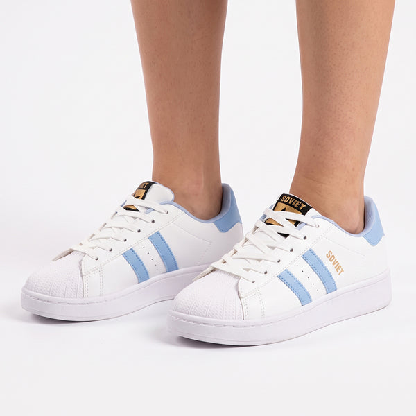 Soviet L Stargaze Casual Sneaker - White and Blue