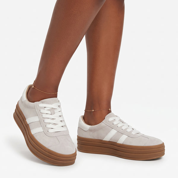 Julz Bree Leather Sneaker - White