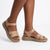 Pierre Cardin Velcro Strappy Sandal- Nude