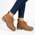 Madison Ladies Low Ankle Boot - Tan