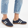 Julz Shiloh Leather Sneaker - Navy/White
