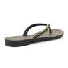 Grendha Acai Energia Thong Sandal -Black Gold