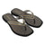 Grendha Amina Thong Slip On Sandals - Black/Gold-Grendha-Buy shoes online