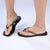 Grendha Amina Thong Slip On Sandals - Black/Gold-Grendha-Buy shoes online