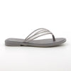 Grendha Amina Thong Slip On Sandals - Grey/Silver-Grendha-Buy shoes online