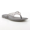 Grendha Amina Thong Slip On Sandals - Grey/Silver-Grendha-Buy shoes online