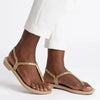 Grendha Amor Em Flor Sandal - Gold