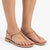 Grendha Amor Em Flor Sandal - Rose Gold Glitter