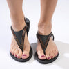 Grendha Chainlink Ladies Thong Sandals - Black-Grendha-Buy shoes online