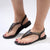 Grendha Chainlink Ladies Thong Sandals - Black-Grendha-Buy shoes online
