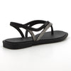 Grendha Fern Thong Slingback Sandals - Black-Grendha-Buy shoes online