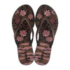 Grendha Floral Thong Sandals - Black/Floral-Grendha-Buy shoes online