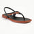 Grendha Navya Slingback Thong Sandals - Black/Orange-Grendha-Buy shoes online