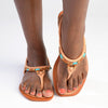 Grendha Navya Slingback Thong Sandals - Bronze/Blue-Grendha-Buy shoes online