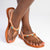 Grendha Navya Slingback Thong Sandals - Bronze/Blue-Grendha-Buy shoes online