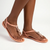 Grendha Slingback Sandals with Metal Trim - Nude