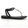 Grendha Slingback Sandals with Trim - Black-Grendha-Buy shoes online