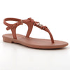 Grendha Slingback Sandals with Trim - Dark Nude-Grendha-Buy shoes online