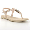 Grendha Slingback Sandals with Trim - Off White-Grendha-Buy shoes online