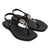 Grendha Talulla Ladies Thong Sandals - Black-Grendha-Buy shoes online