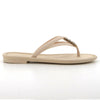 Grendha Thong Sandals with Gold Trim - Off White-Grendha-Buy shoes online