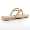 Grendha Thong Sandals with Gold Trim - Off White-Grendha-Buy shoes online