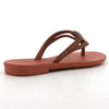 Grendha Thong Sandals with Gold Trim - Pink-Grendha-Buy shoes online