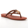 Grendha Thong Sandals with Gold Trim - Pink-Grendha-Buy shoes online