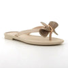 Grendha Thong With Bow Sandals - Off White