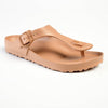 Holster Coastal Thong With Buckle Sandals - Natural-Holster-Buy shoes online