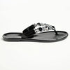Holster Glam / Embellish Thong Sandals - Black
