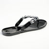 Holster Glam / Embellish Thong Sandals - Black-Holster-Buy shoes online