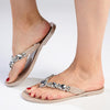 Holster Glam / Embellish Thong Sandals - Champagne-Holster-Buy shoes online