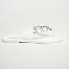 Holster Glam / Embellish Thong Sandals - White/Clear-Holster-Buy shoes online