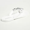 Holster Glam / Embellish Thong Sandals - White/Clear-Holster-Buy shoes online