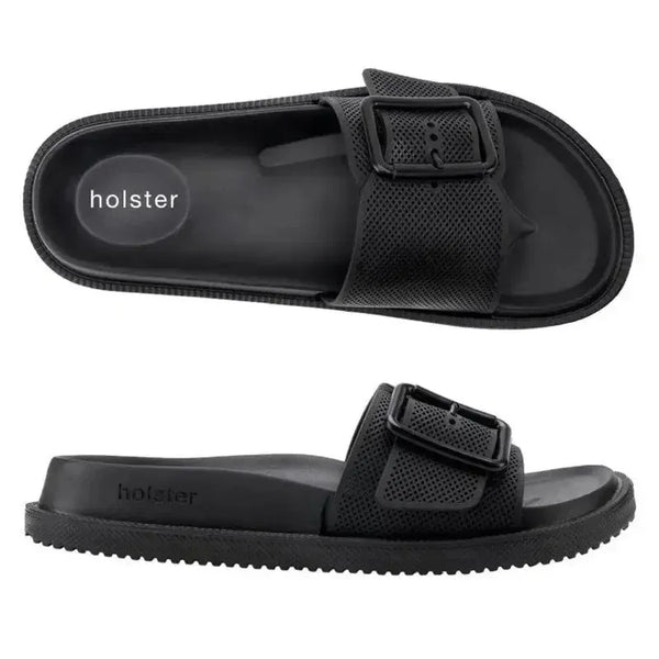 Holster Laze Push In Sandal - Black