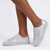 Holster Piper Toe Cap Lace Sneaker - Pearl