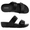 Holster Skyhigh Double Buckle Wedge Sandals - Black-Holster-Buy shoes online